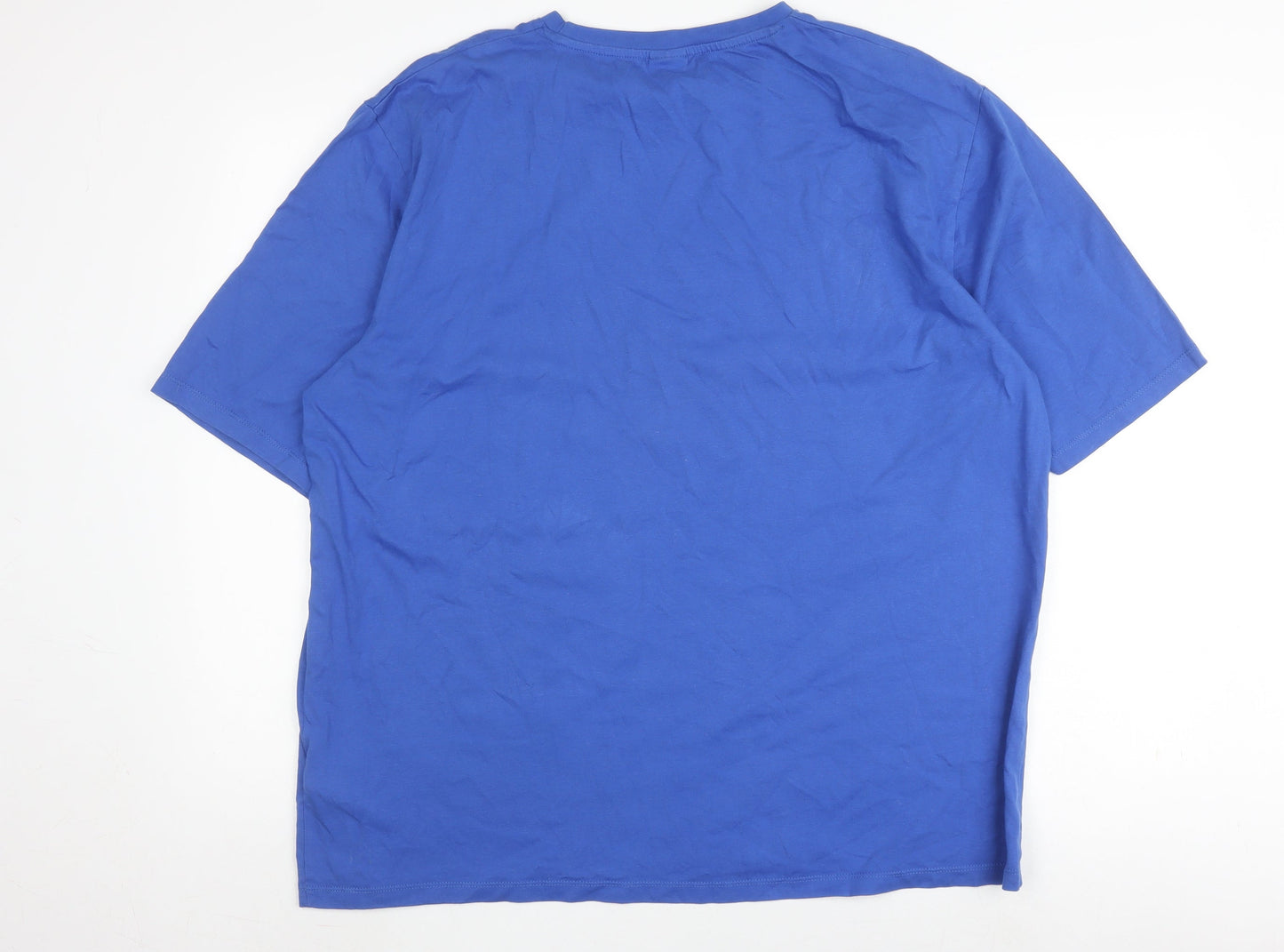 883 Police Men's Blue 2XL T-Shirt with Logo