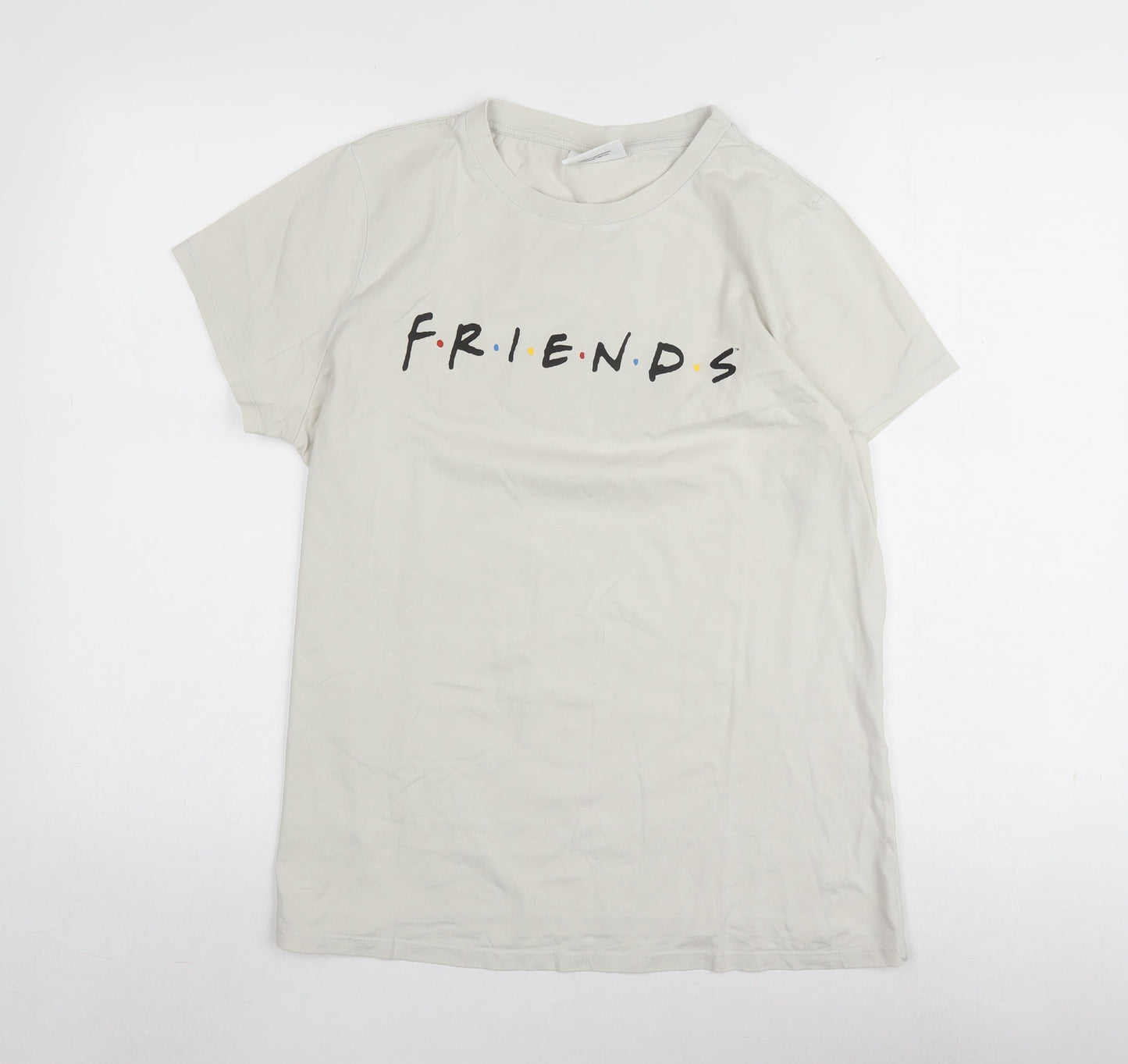 George Women's Beige Friends T-Shirt, Size 14, Casual