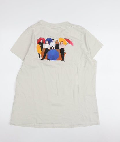 George Women's Beige Friends T-Shirt, Size 14, Casual