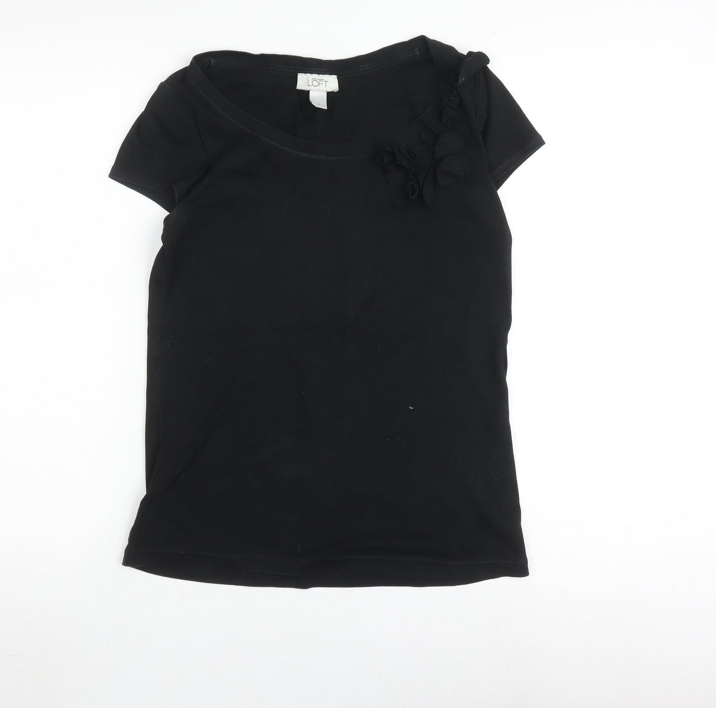 Ann Taylor LOFT Women's Black T-Shirt, Size M