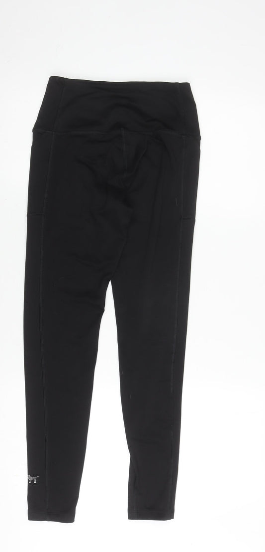 Pink Women's Black Leggings M - Yoga Gym Fit