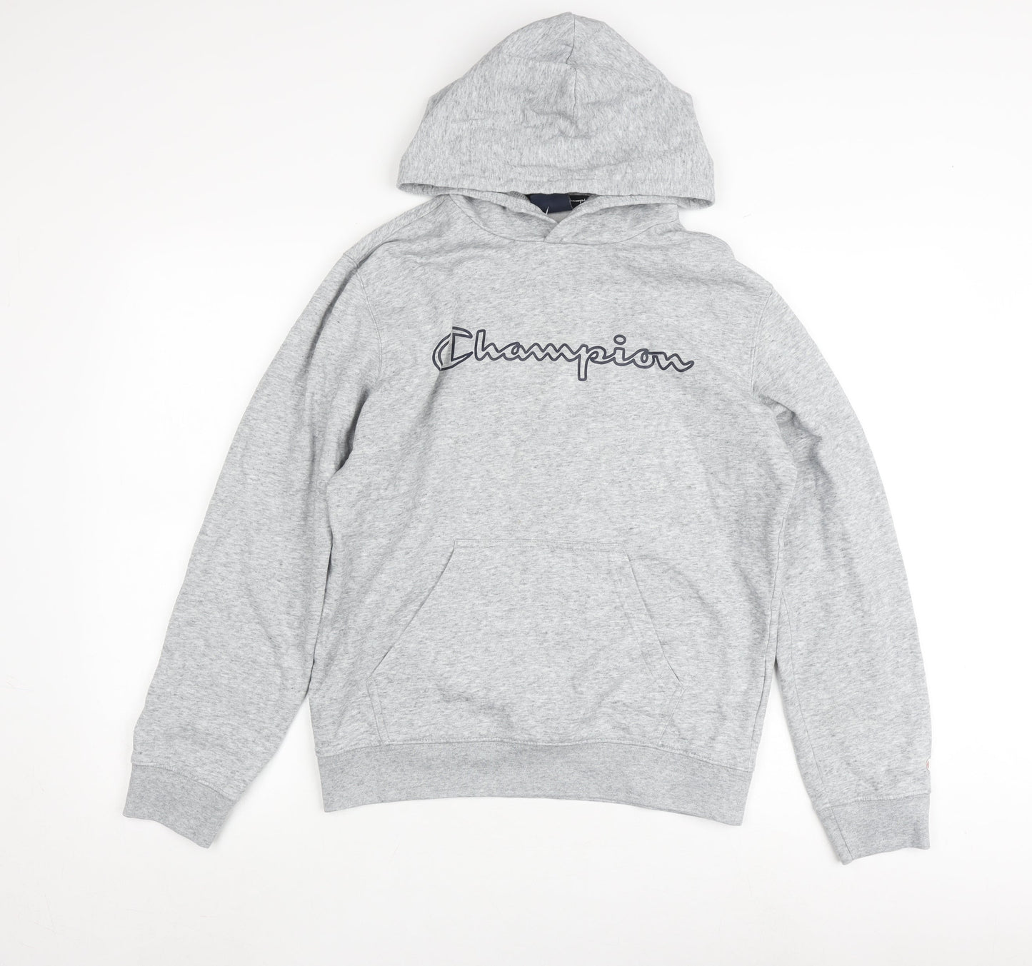 Mens UK Size S Champion Grey Pullover Hoodie