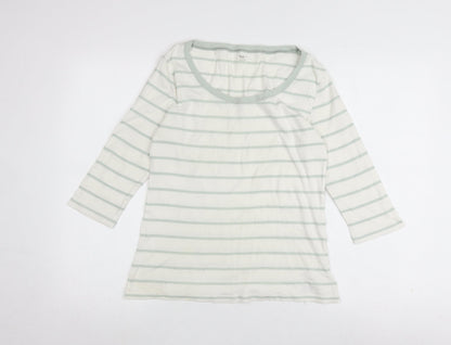 Womens UK Size L Gap White Basic T-Shirt