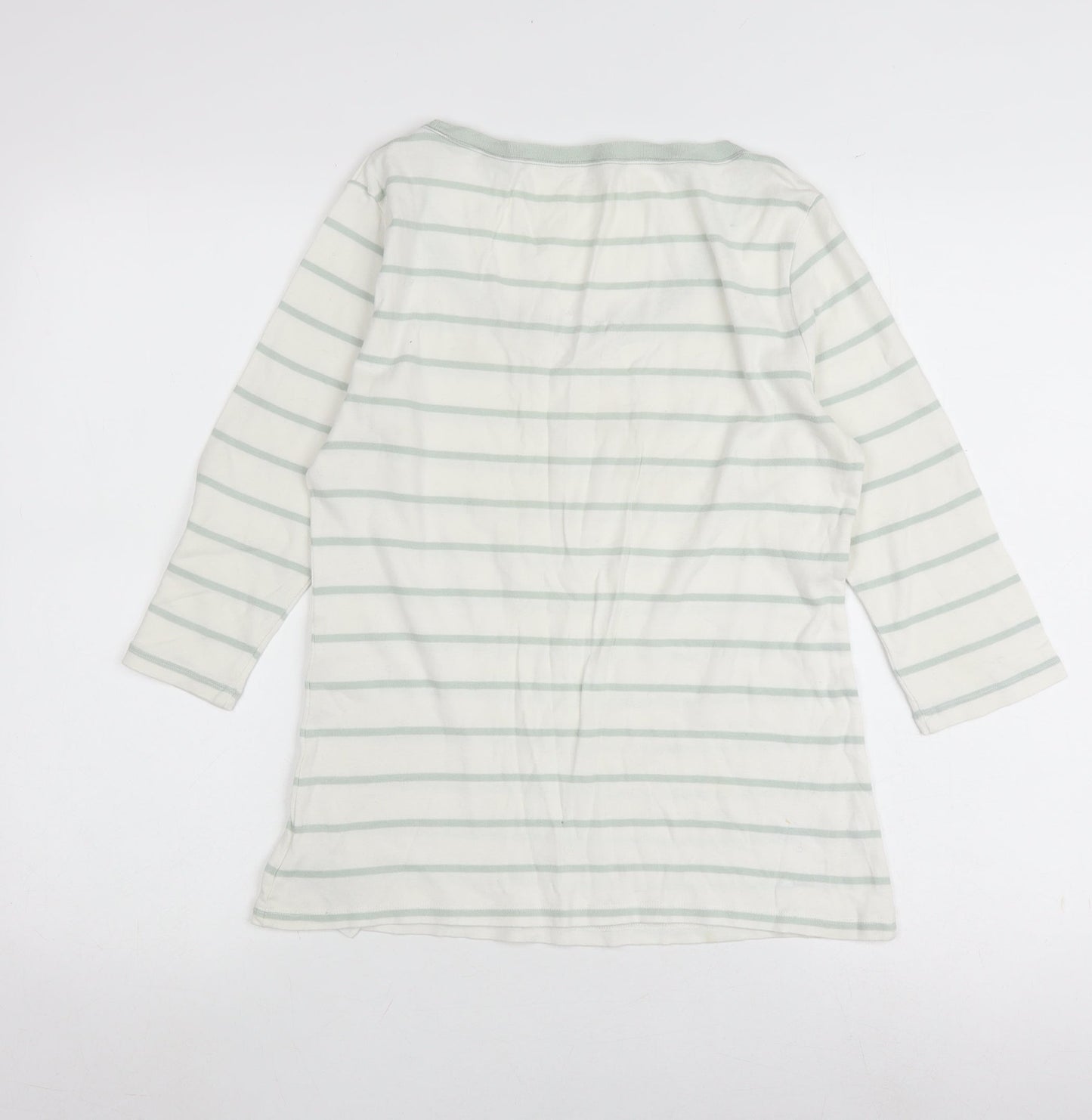 Womens UK Size L Gap White Basic T-Shirt
