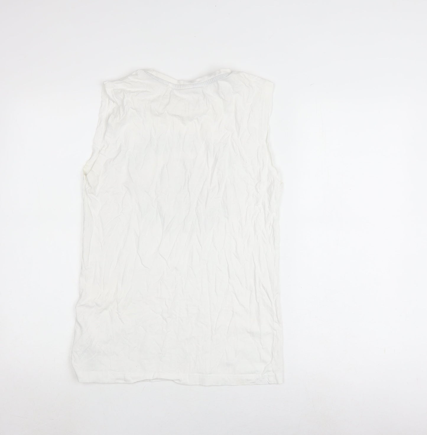 Lee Cooper Men's White XS Athletic Graphic T-Shirt