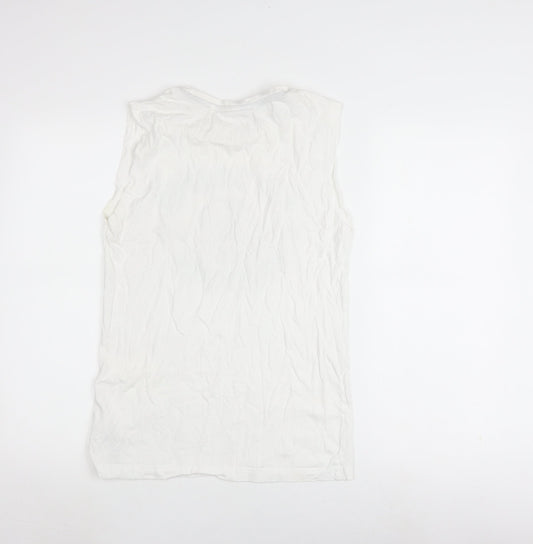 Lee Cooper Men's White XS Athletic Graphic T-Shirt