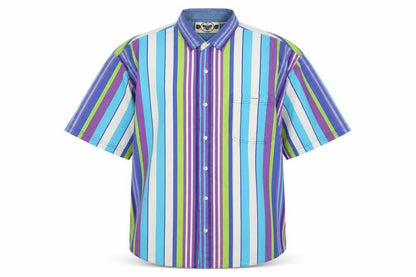 High Advantage Men's Multicoloured Striped Shirt M