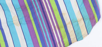 High Advantage Men's Multicoloured Striped Shirt M