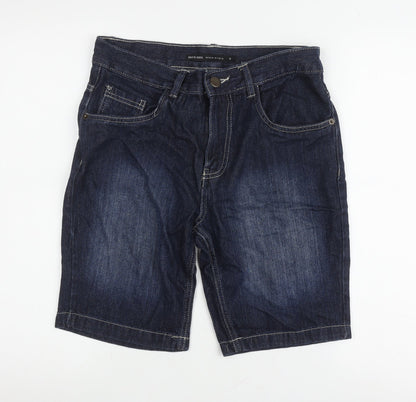 Brave Soul Men's Blue Denim Shorts, Size S, Casual Style