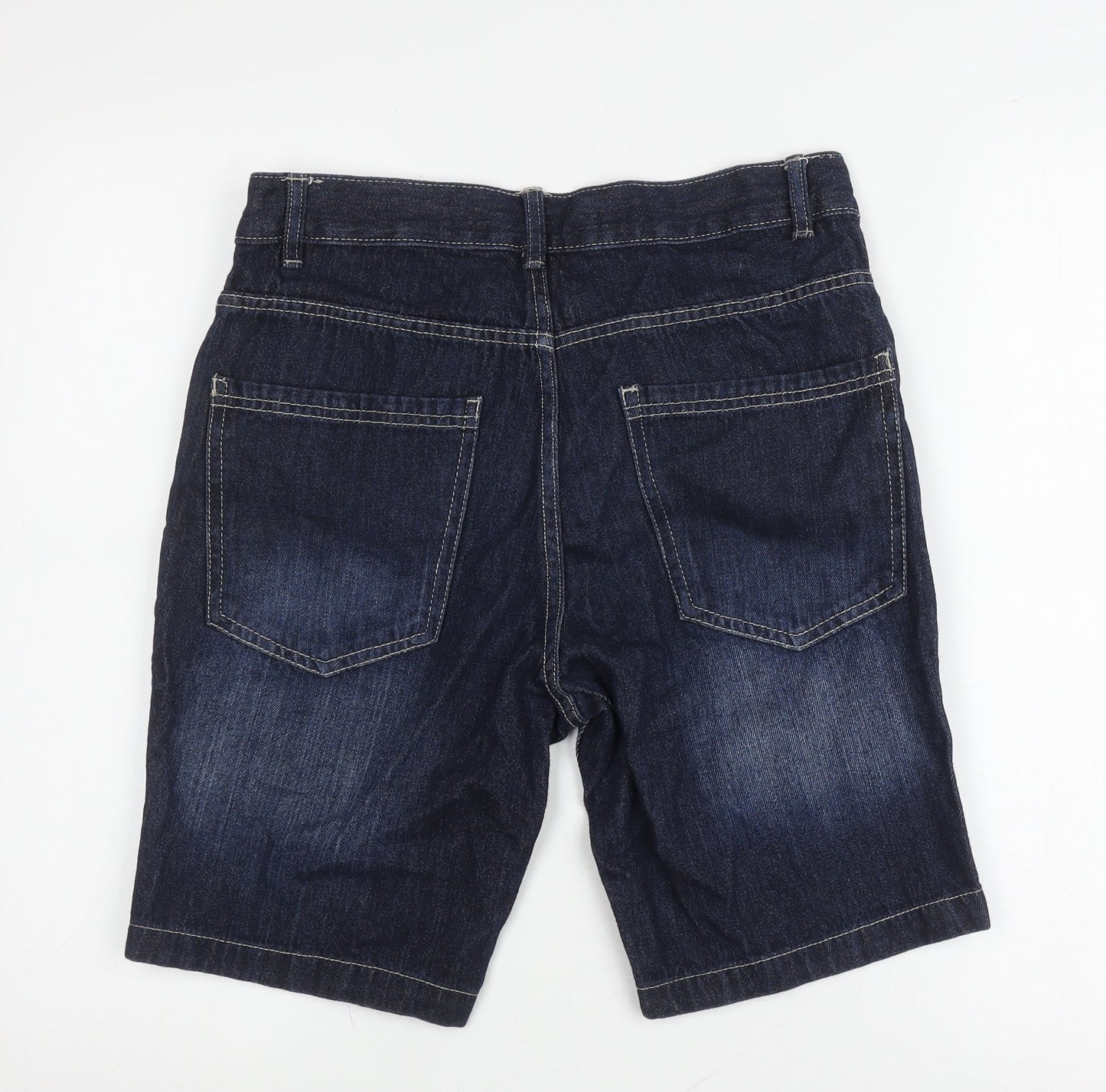 Brave Soul Men's Blue Denim Shorts, Size S, Casual Style