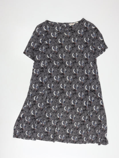 Fat Face Women's Multicoloured Cotton Shift Dress, Size 12