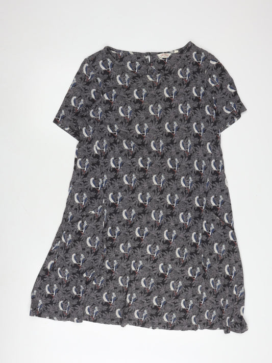 Fat Face Women's Multicoloured Cotton Shift Dress, Size 12