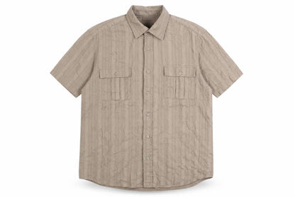 Gap Men's Beige Button-Up Shirt XL