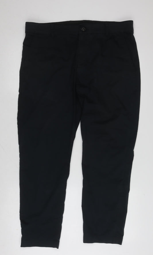 Nike Men's Black Slim Trousers, Size 38