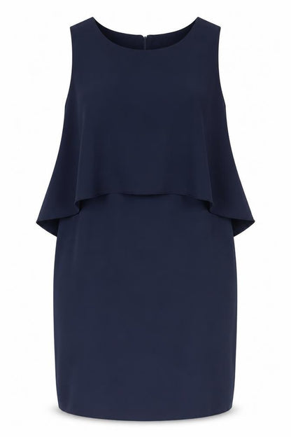 Glamour Women's Blue Sheath Dress Size 16