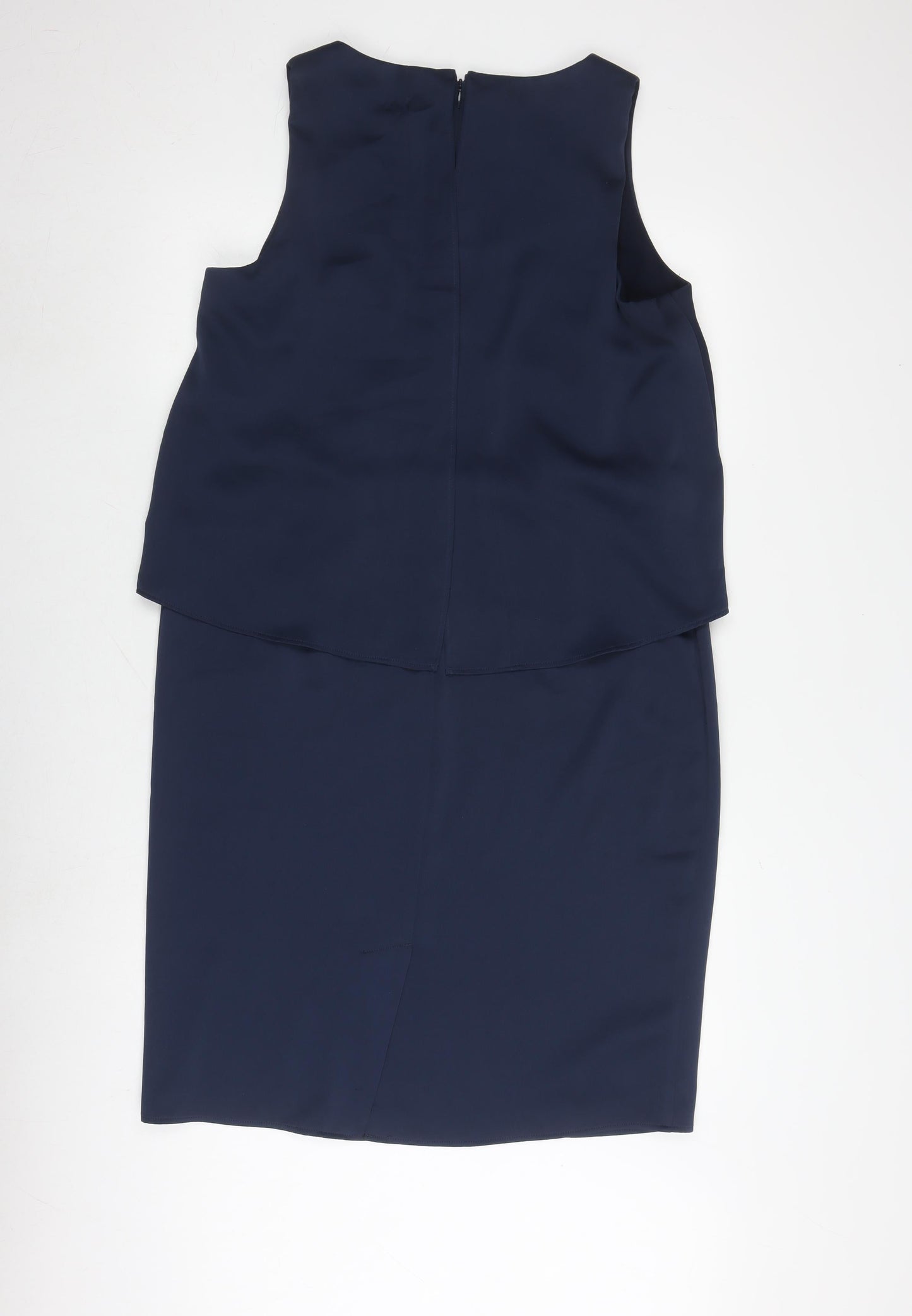 Glamour Women's Blue Sheath Dress Size 16