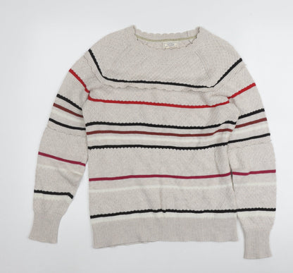 Womens UK Size 6 Fat Face Multicoloured Pullover Jumper