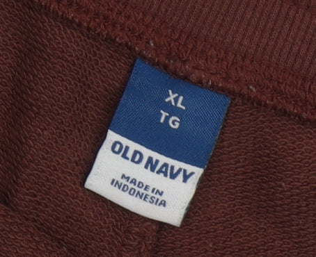 Old Navy Unisex Brown XL Sweat Shorts Relaxed Fit