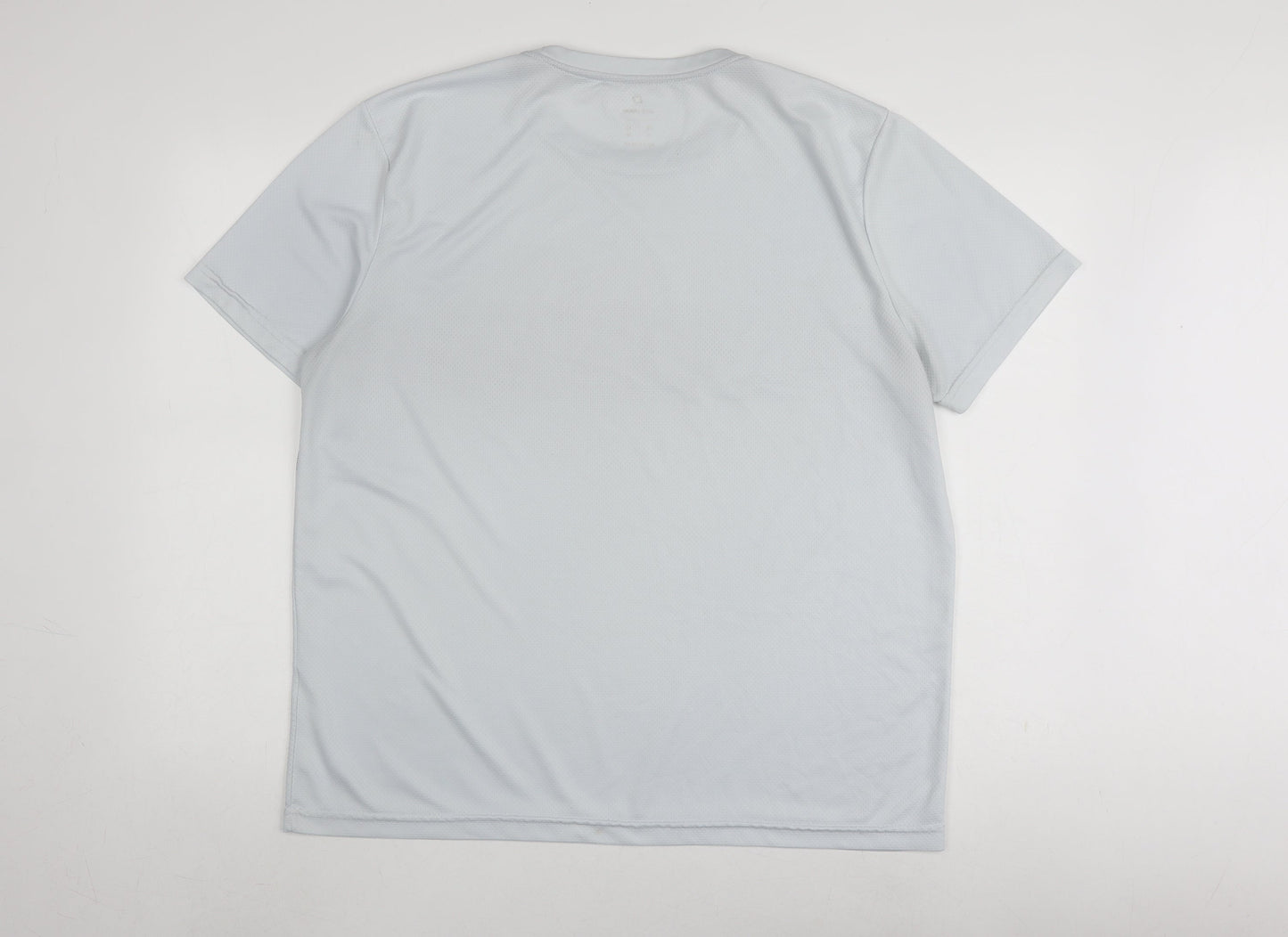 Get Over Men's White Gym T-Shirt XL Regular Fit