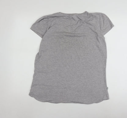 Womens UK Size 22 LA Gear Grey Basic T-Shirt