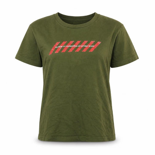 Womens UK Size L American Apparel Green Basic T-Shirt