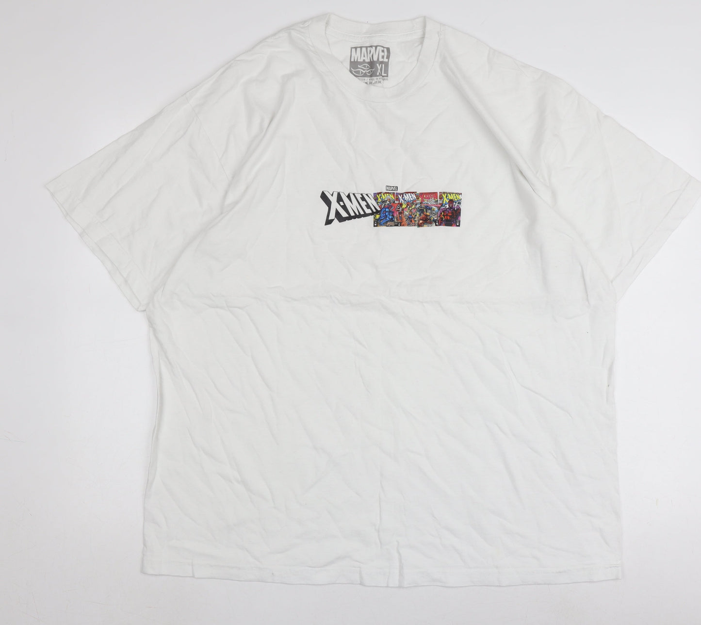 Marvel X-Men White Graphic T-Shirt Men XL