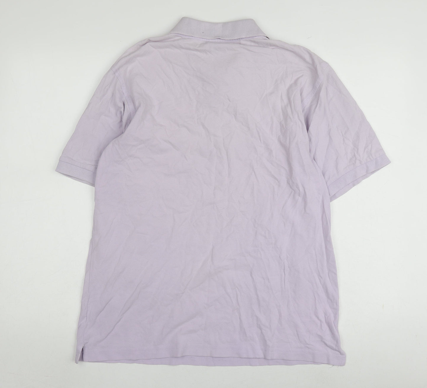 James & Nicholson Men's Purple Classic Polo L Short Sleeve