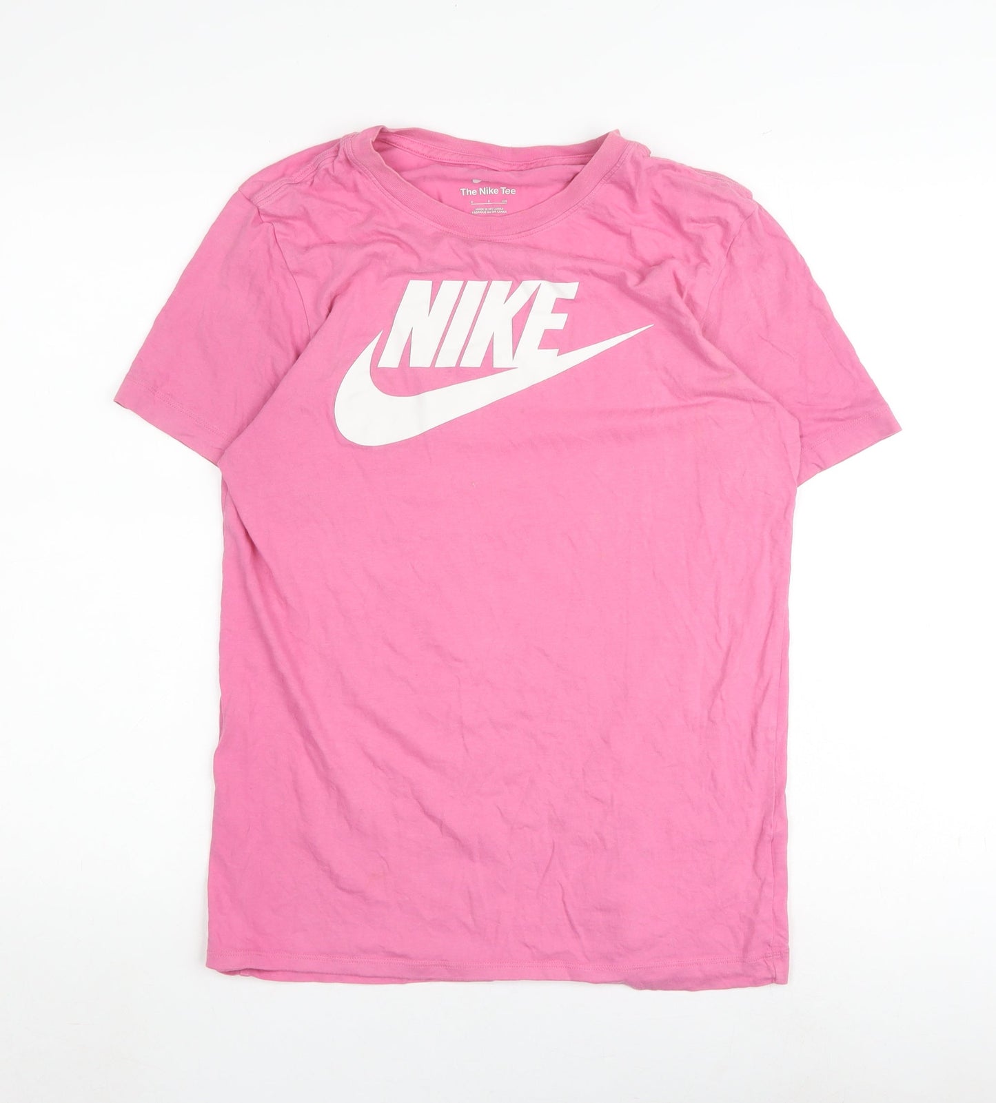 Nike Pink Unisex T-Shirt, Size S - Casual Sportswear