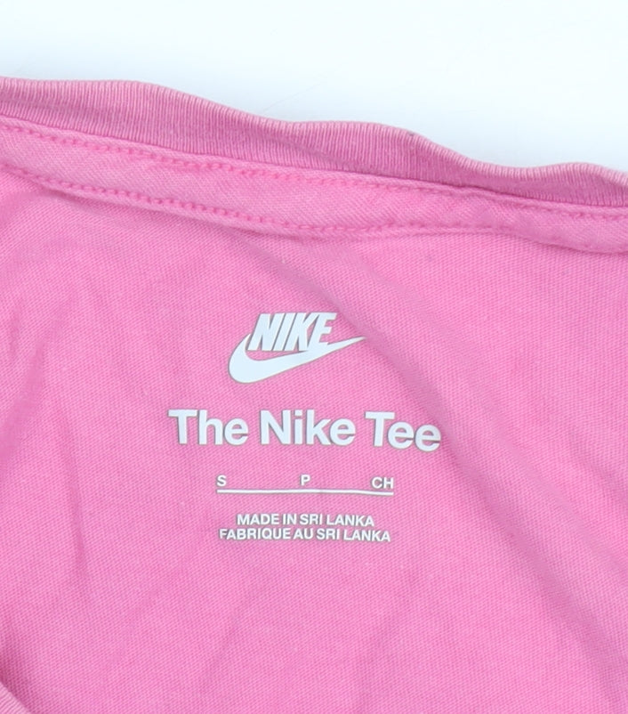 Nike Pink Unisex T-Shirt, Size S - Casual Sportswear