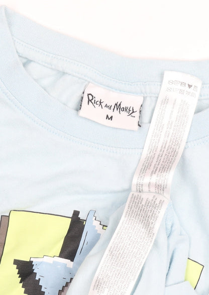 Rick and Morty Men's Blue Long Sleeve T-Shirt M