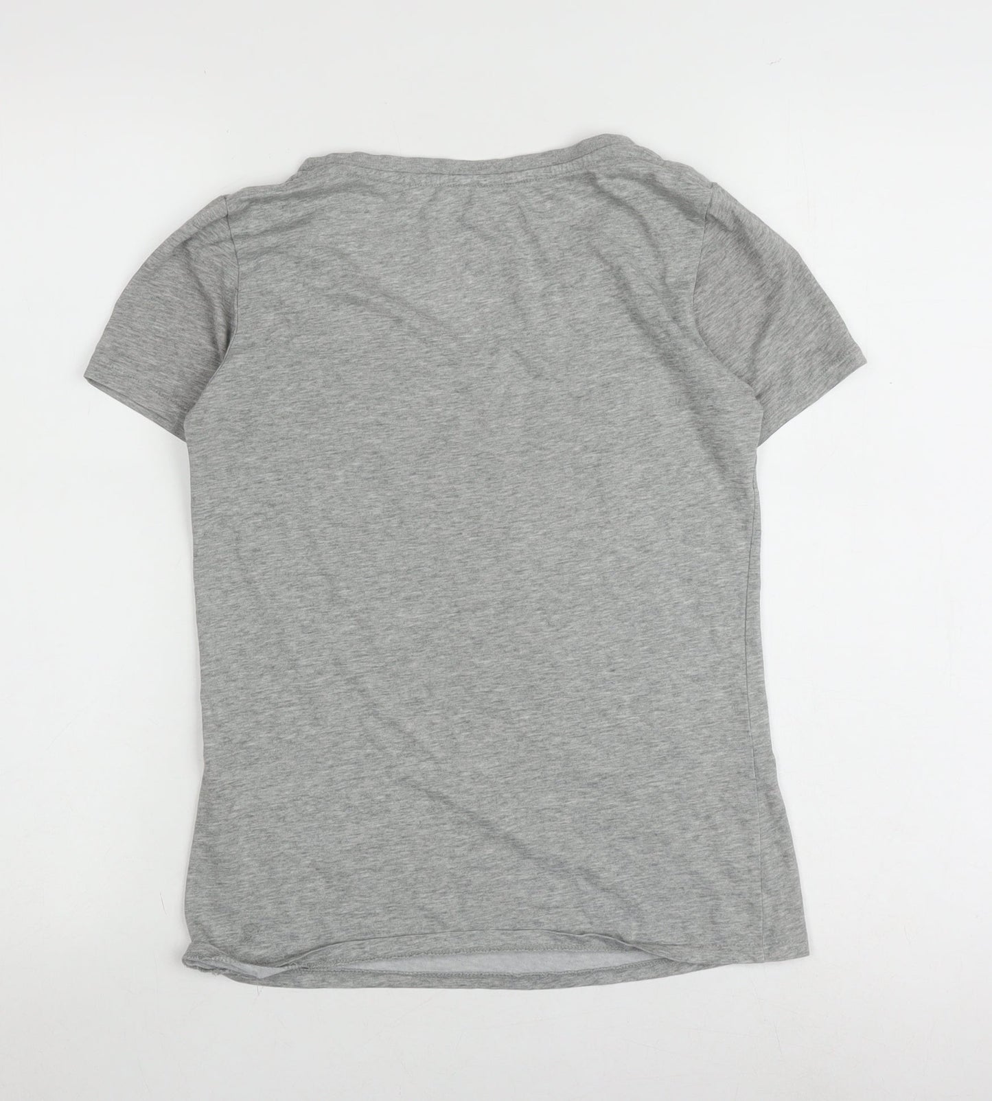 Nike Women's Grey XS V-Neck Athletic T-Shirt