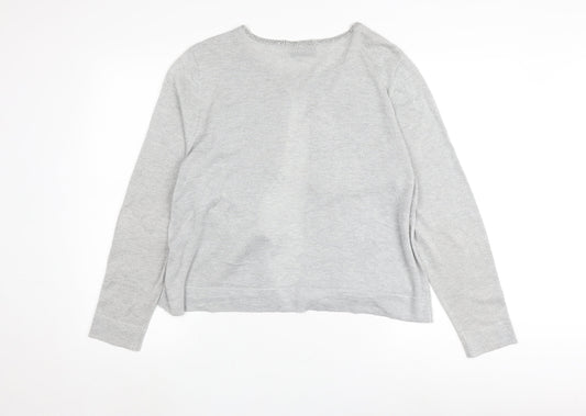 Womens UK Size L Wallis Grey Cardigan Jumper