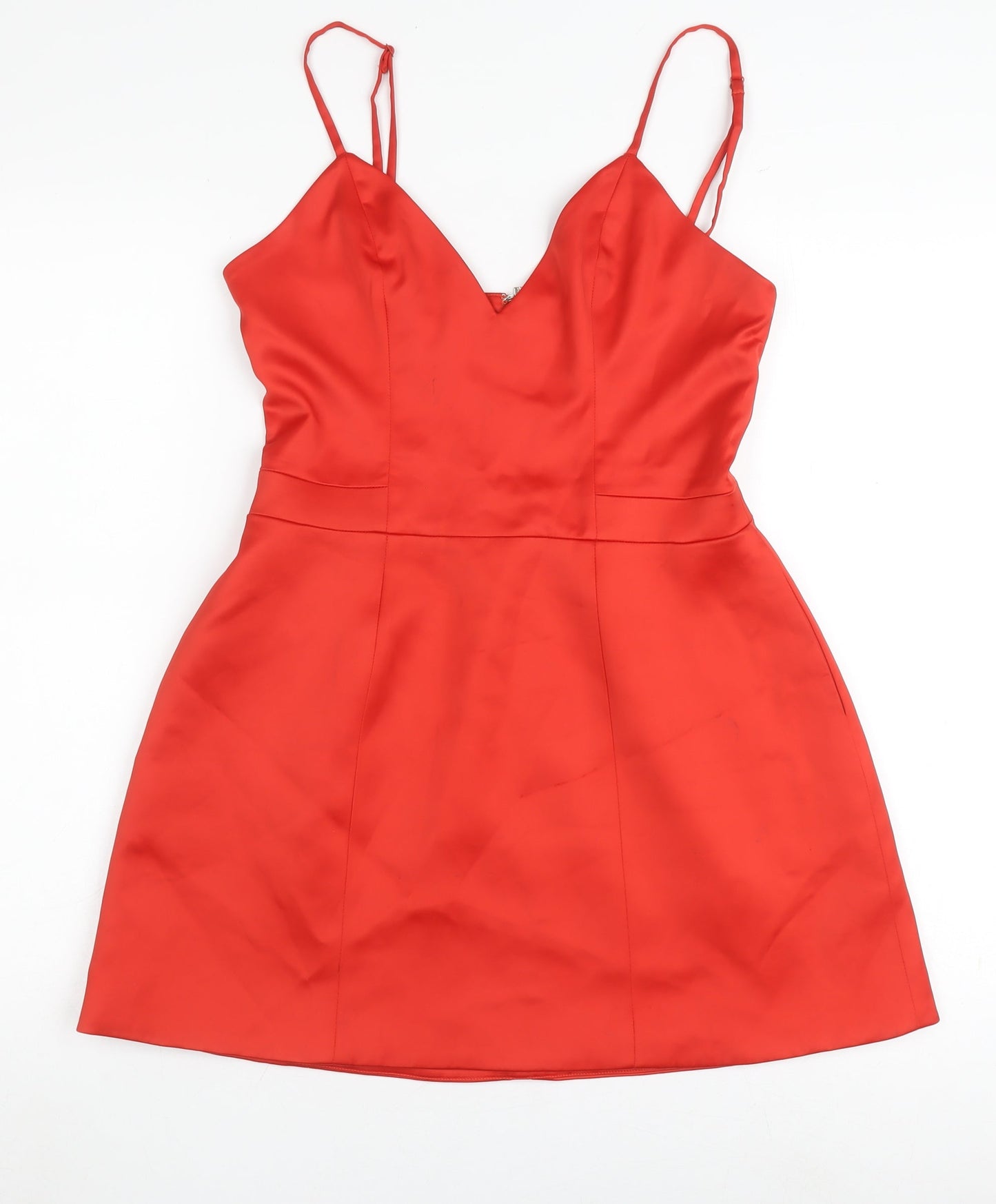 House of London Women's Red Fit & Flare Dress