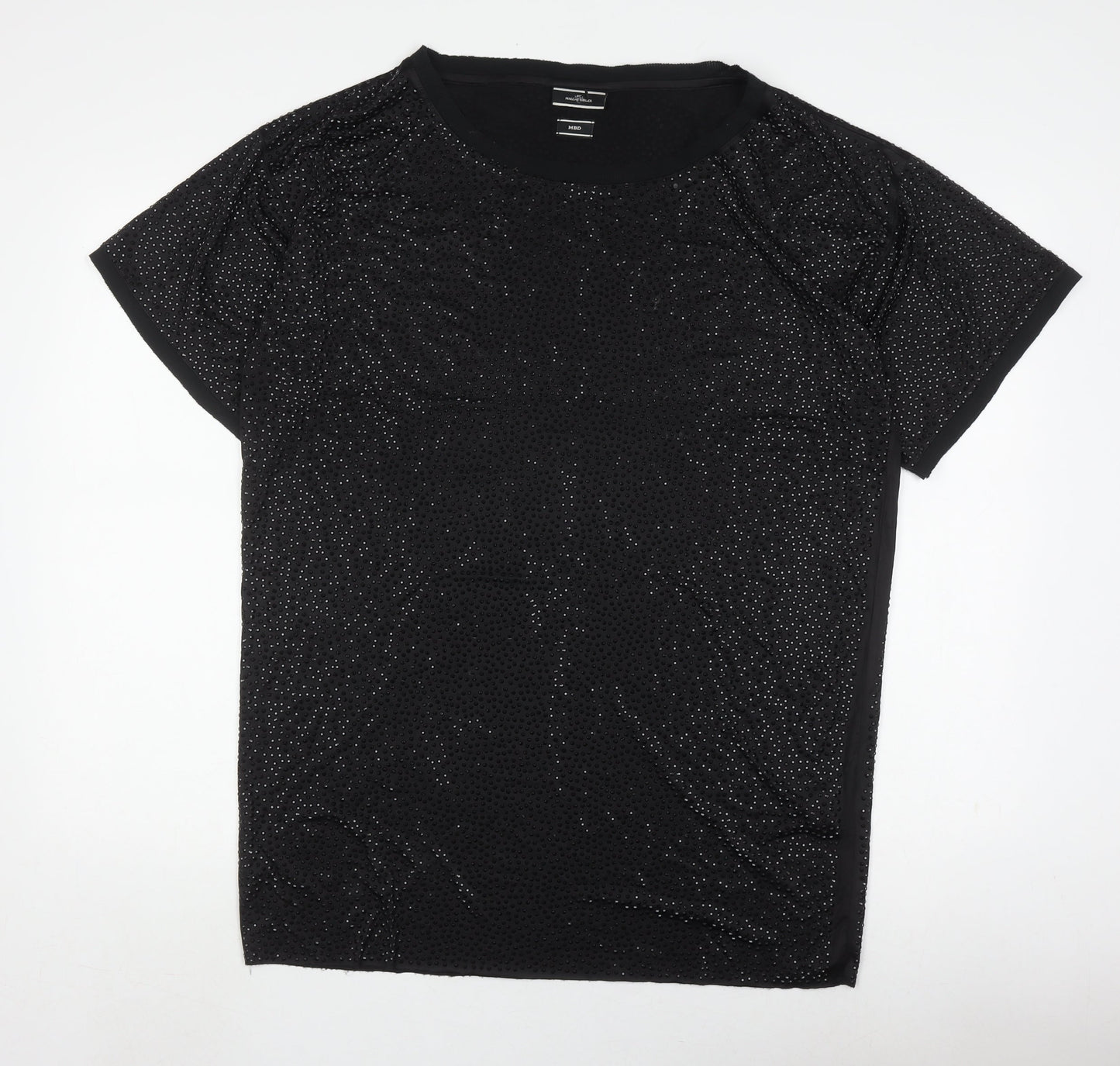 By Malene Birger Black Sequin Unisex Shirt Medium