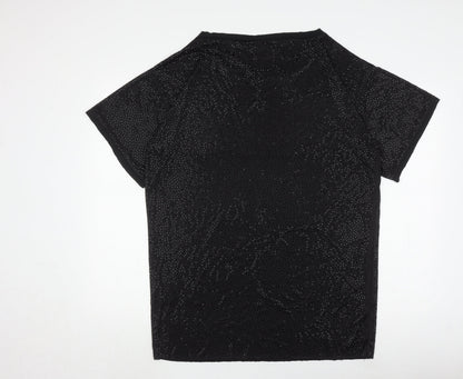 By Malene Birger Black Sequin Unisex Shirt Medium