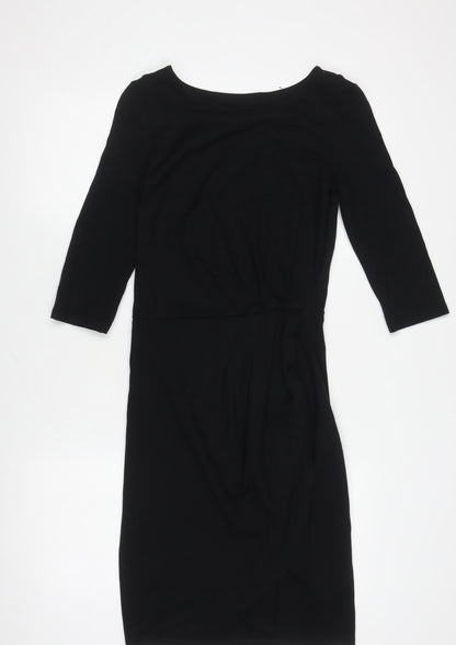 French Connection Women's Black Sheath Dress Size 10