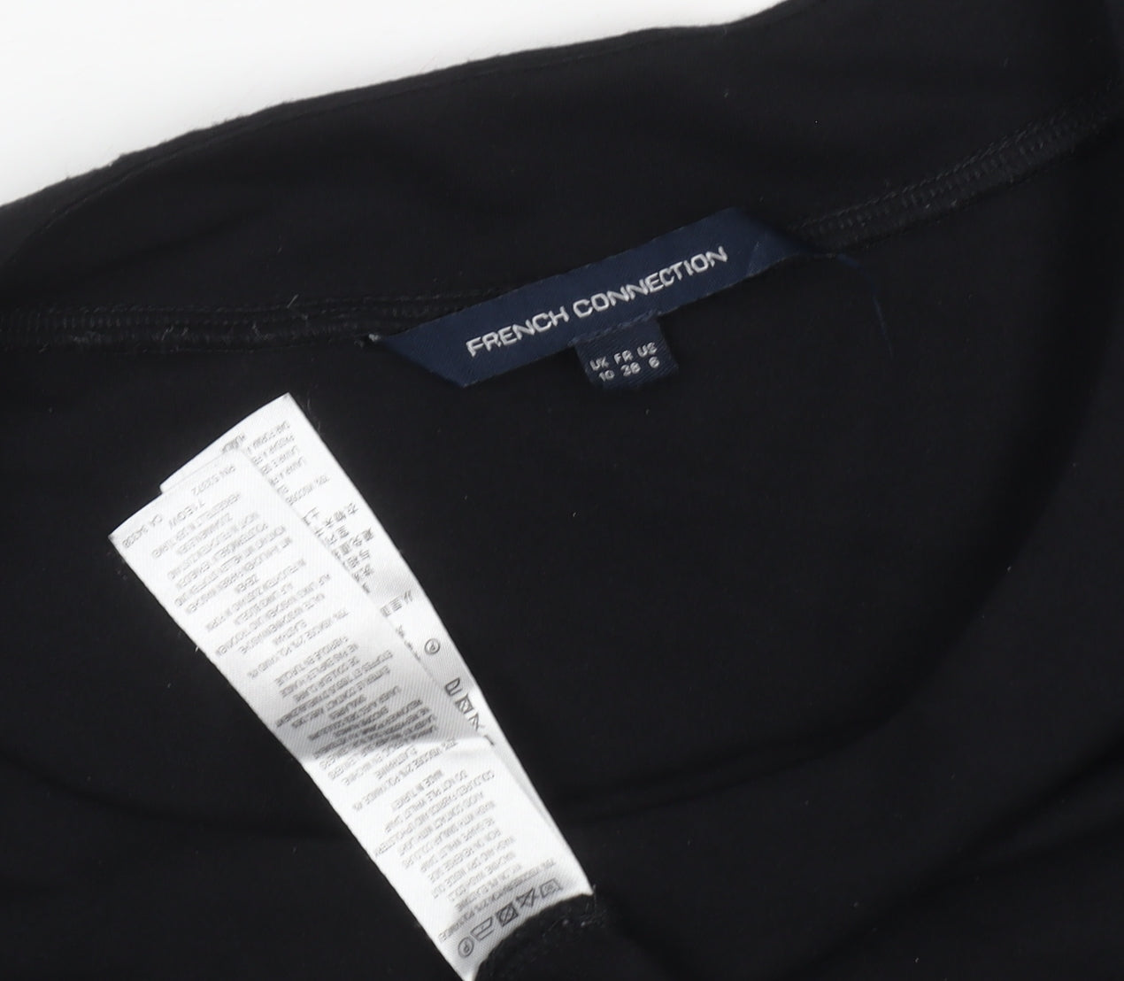 French Connection Women's Black Sheath Dress Size 10