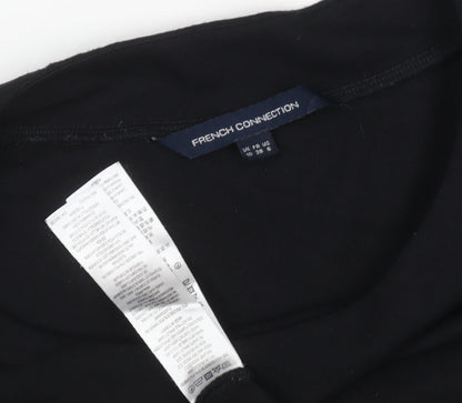 French Connection Women's Black Sheath Dress Size 10