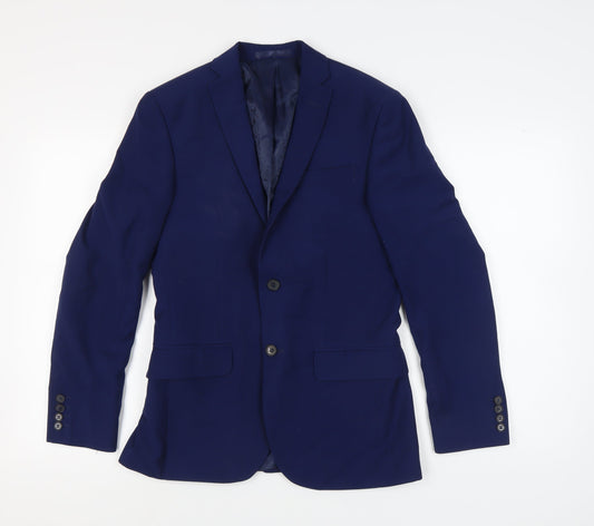 Mens UK Size 36 Scott & Taylor Regular Blue Suit Jacket