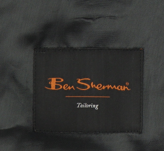Mens UK Size 46 Ben Sherman Regular Grey Suit Jacket