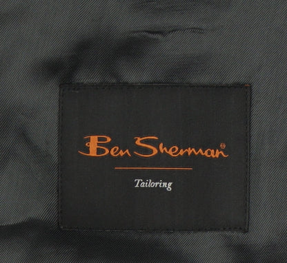 Mens UK Size 46 Ben Sherman Regular Grey Suit Jacket