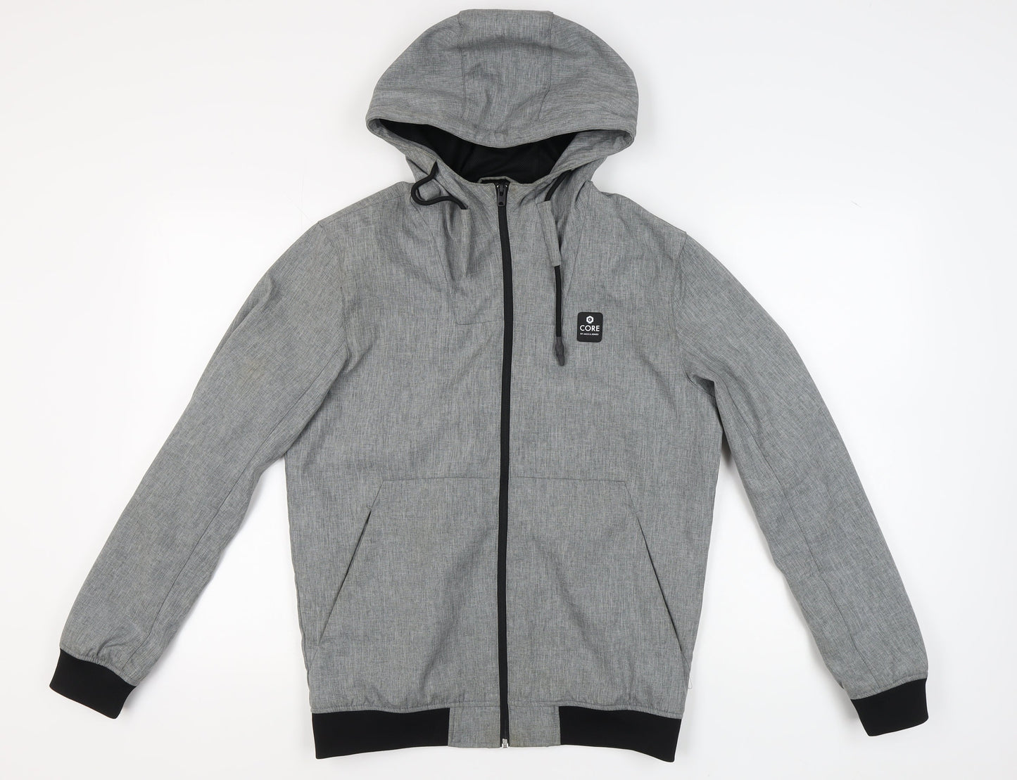 Mens UK Size S JACK & JONES Grey Basic Jacket