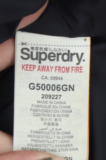 Womens UK Size XS Superdry Red Parka Coat
