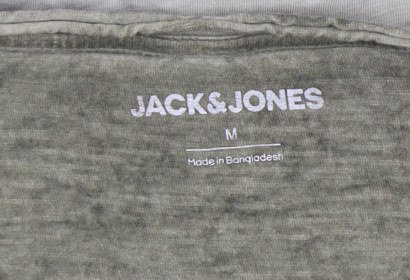 Mens UK Size M JACK & JONES Green  T-Shirt