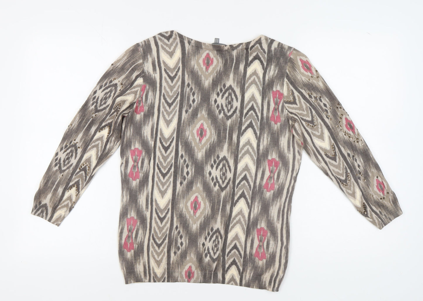 Womens UK Size 14 Laura Ashley Multicoloured Pullover Jumper