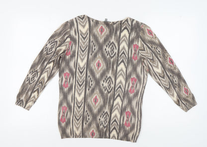 Womens UK Size 14 Laura Ashley Multicoloured Pullover Jumper