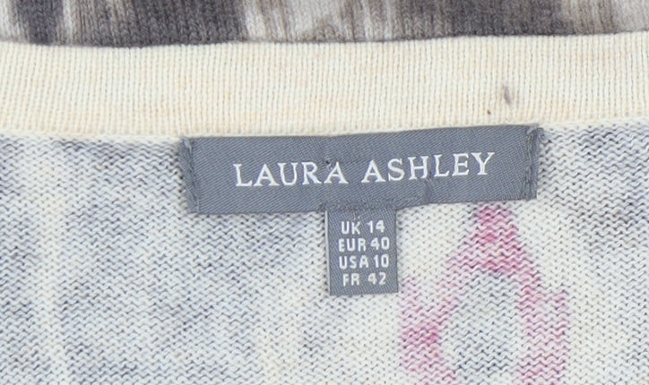 Womens UK Size 14 Laura Ashley Multicoloured Pullover Jumper
