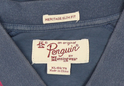 Original Penguin Blue Men's Polo XL Slim Fit