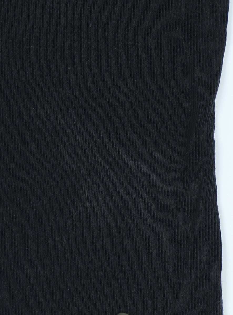 Womens UK Size 10 Whistles Black Basic T-Shirt