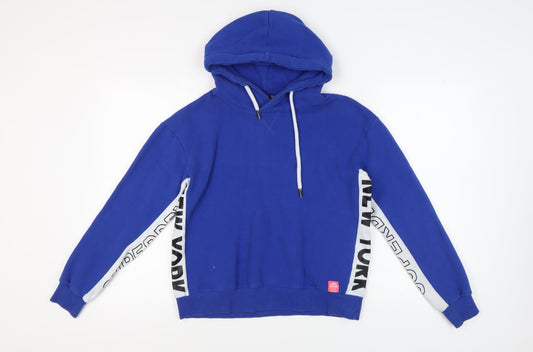 Superdry Unisex Blue Pullover Hoodie - Size S